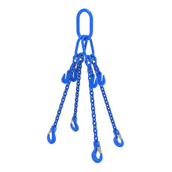 Строп цепной 4СЛ G100 5,3 т с ограничителем 9500 Одесса