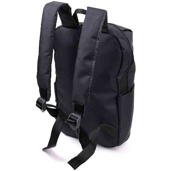 Міський стильний рюкзак з якісного поліестеру FABRA 22584 Чорний Київ