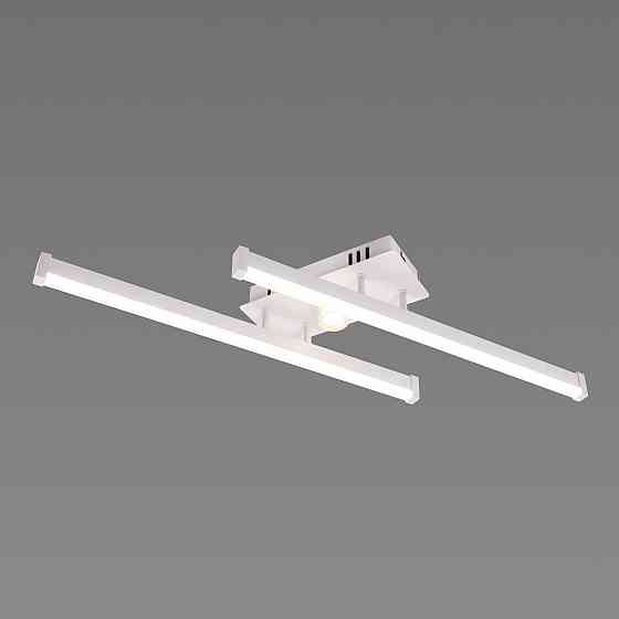 Люстра стельова світлодіодна VALESO 2 плафони LED 20W Білий Золото Сталь Акрил YH1310/2 Коломия