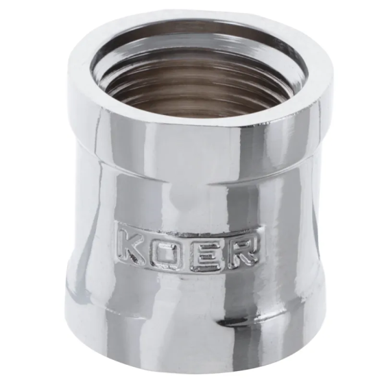 З'єднувальна муфта 1/2" (хром) Koer KF.C06.chr (KF0116) Київ