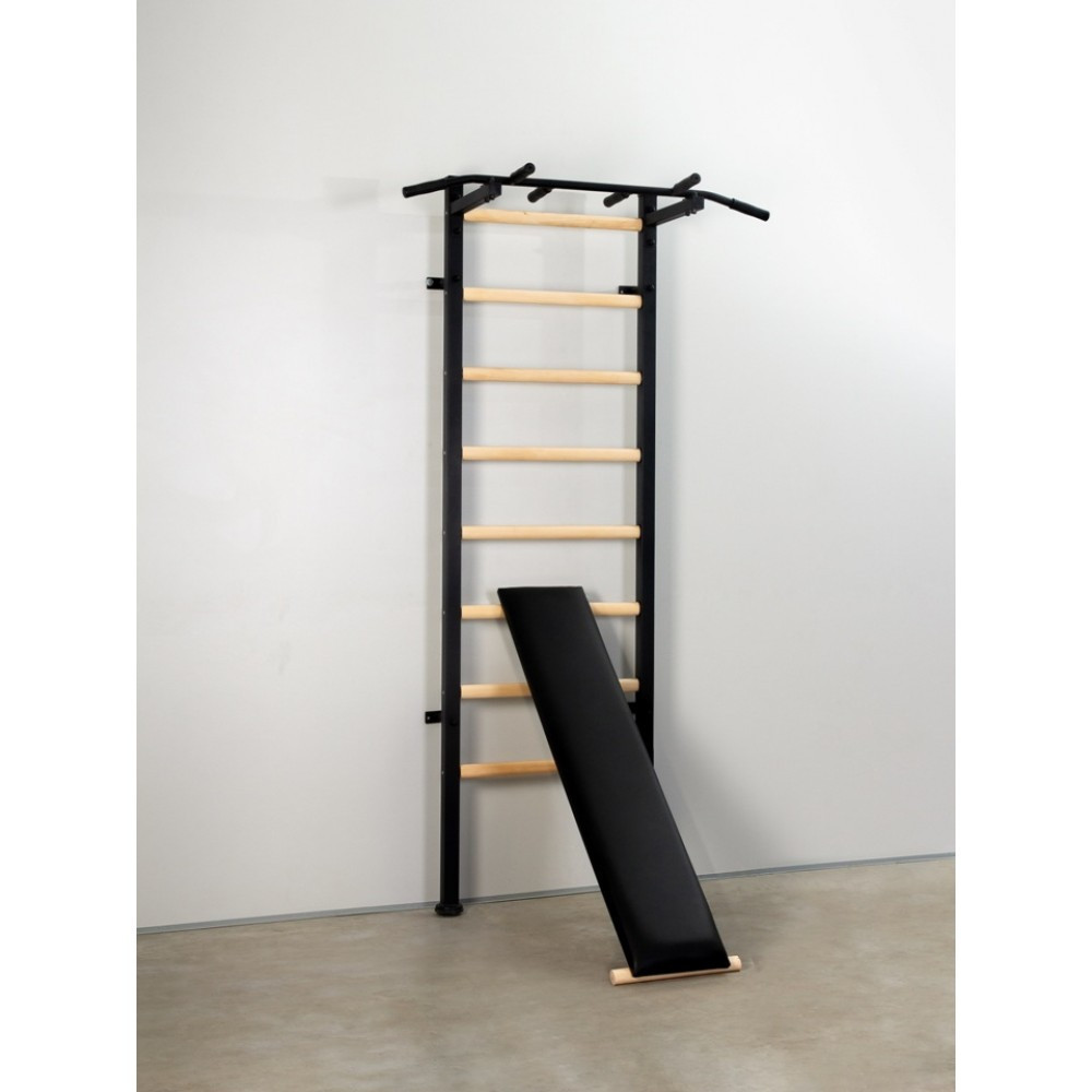 Шведская стенка с доской ЛФК Power Wood для детей и взрослых металлическая с деревянными перекладинами Каменское - изображение 3