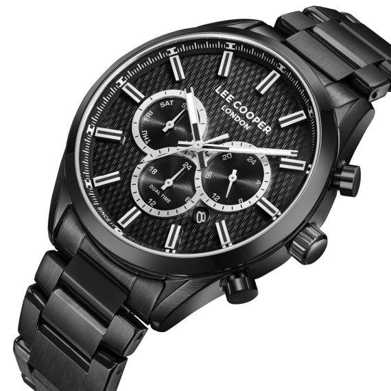 Часы мужские наручные водонепроницаемые Lee Cooper England (Черный) Винница - изображение 3