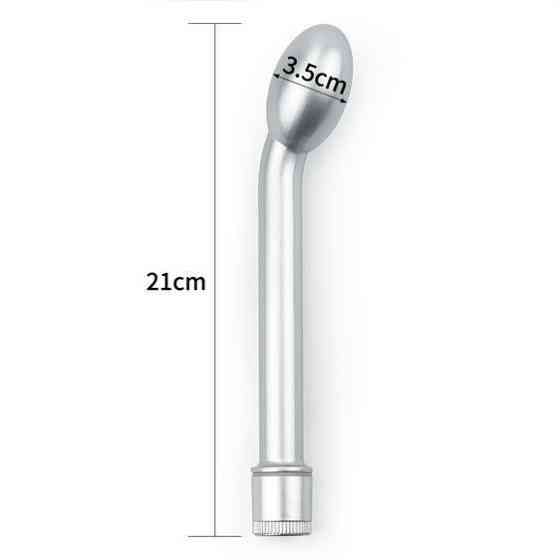 Стимулятор G-точки - iWhizz Probe G Spot 8" Silver Sex Aura Київ
