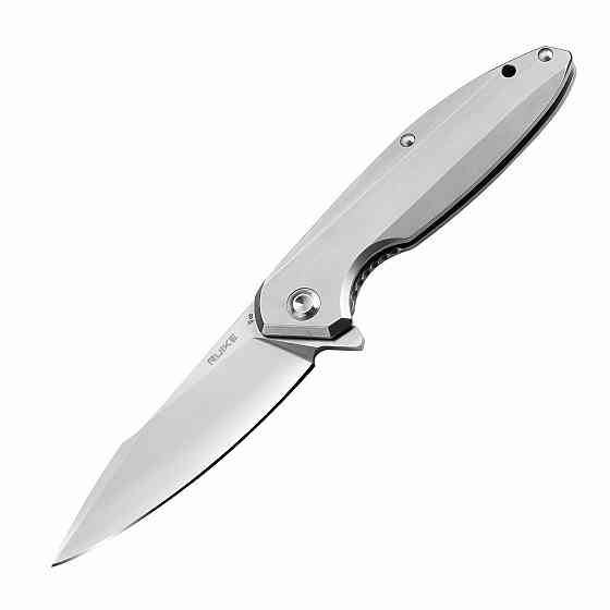 Ніж складаний туристичний Ruike P128-SF, (9.3 см) 14C28N / 3cr14n сірий Київ