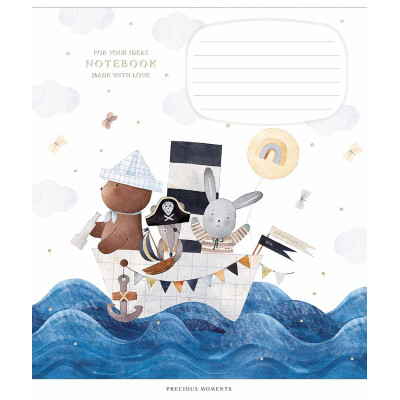 Зошит Школярик Precious moments 12 аркушів коса лінія (012-3506C) Вінниця - фото 1