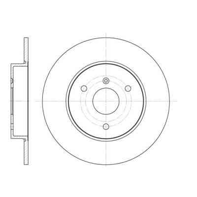 Гальмівний диск REMSA 6617.00 Вінниця