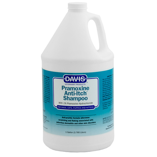 Davis Pramoxine Anti-Itch Shampoo ДЕВІС ПРАМОКСИН дерматокосметичний шампунь від свербежу з 1% прамоксину гідрохлоридом для собак і котів Київ - фото 1