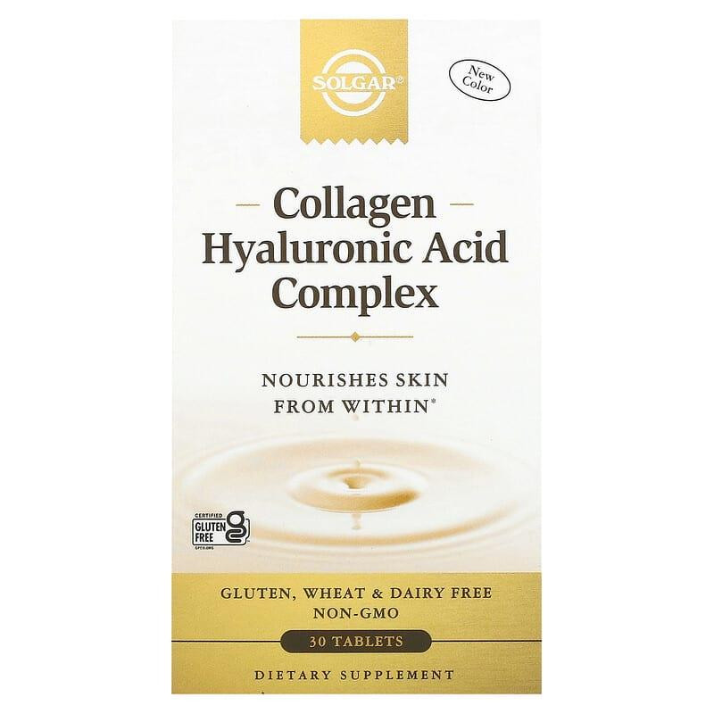 Гиалуроновая кислота с коллагеном Solgar Hyaluronic Acid 120 мг 30 таб Киев - изображение 2