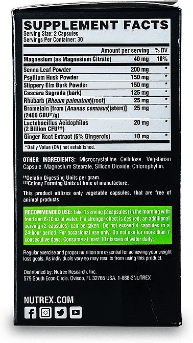 Детокс комплекс Nutrex Lipo-6 Black Cleanse &amp; Detox 60 Caps Луцьк - фото 2