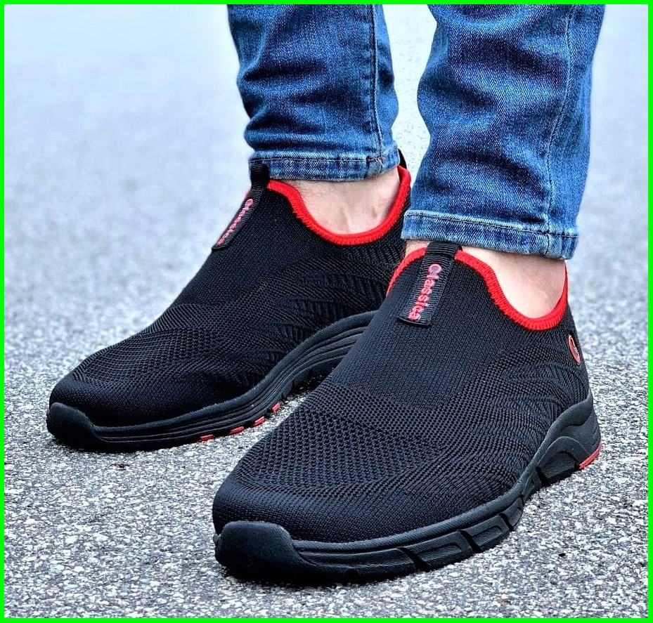 Кросівки Сіточка Чоловічі Чорні Літні Мокасини (розміри: 41,42) Дніпро - фото 4