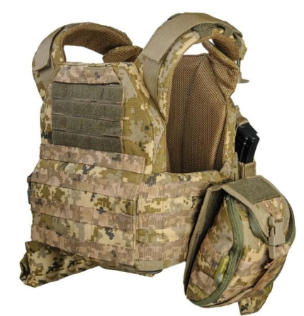 Комплект плитоноска с подсумками и напашником, быстрым сбросом (без плит) Пиксель Винница