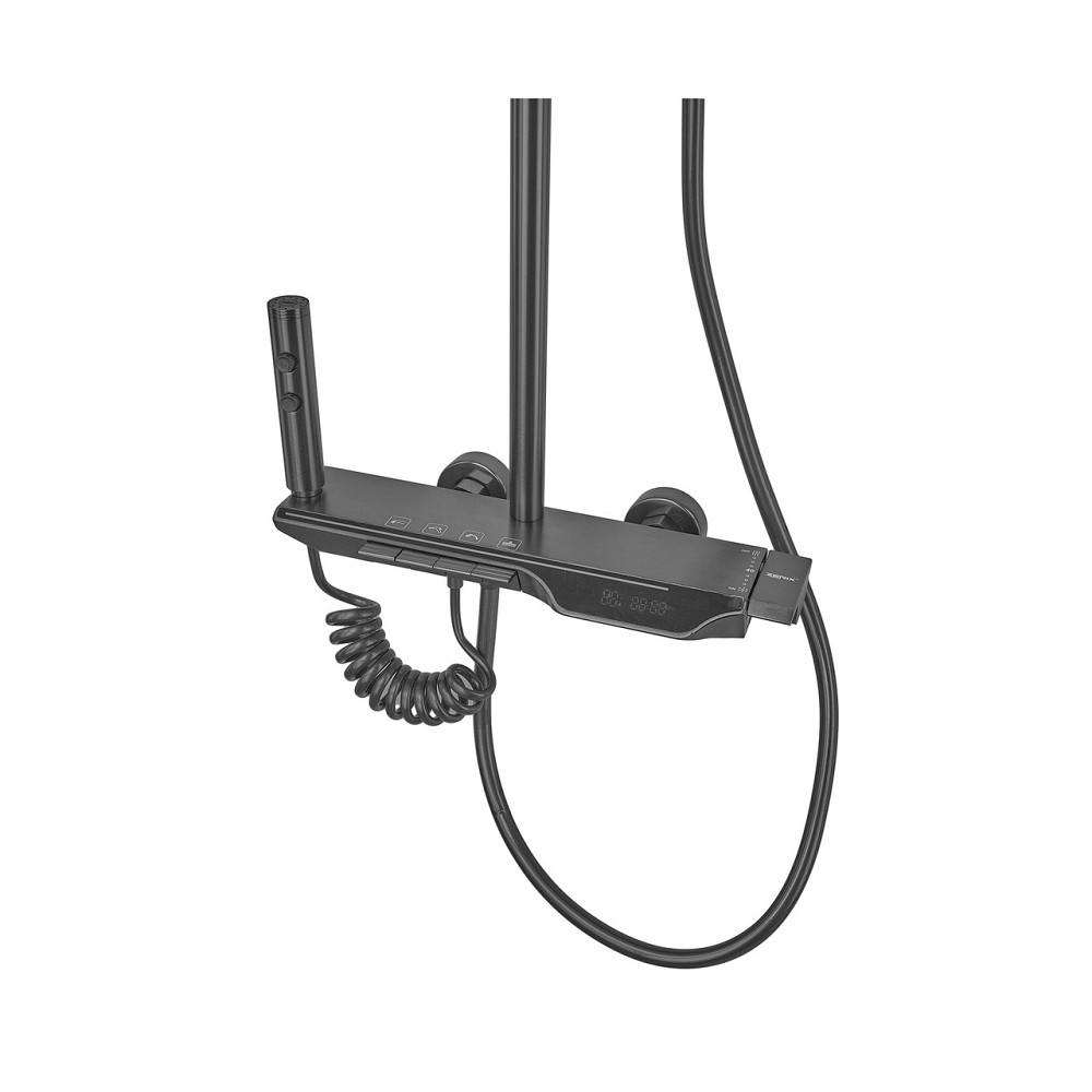 Душова колонна Zerix PBX-009-J з кнопковим змішувачем та 4 режимами подачі води Харків - фото 10