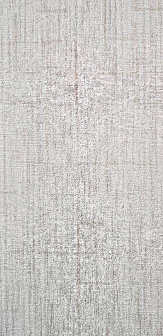 Шпалери вінілові на флізеліні Rasch Golden Hour метрові однотонні смужки під мішковину бежево-сірі Київ - фото 3