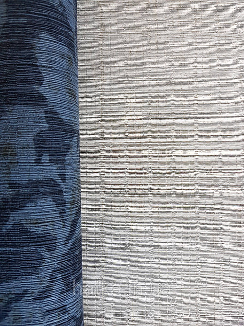 Шпалери флізелінові еко Casadeco Five o'clock 0.53х10 однотонні білі прожилки сріблом під тканина гобелен Київ - фото 2