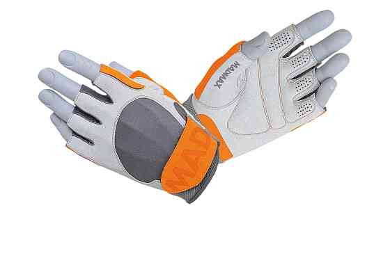 Рукавички для фітнесу MadMax MFG-850 Crazy Grey/Orange S Київ