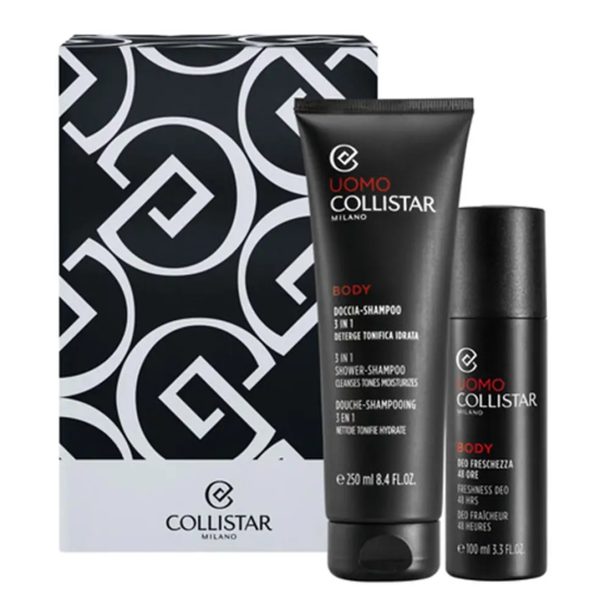 Набор Collistar Linea Uomo Set (гель-шампунь 250ml + спрей-антиперспирант 100ml) Славянск