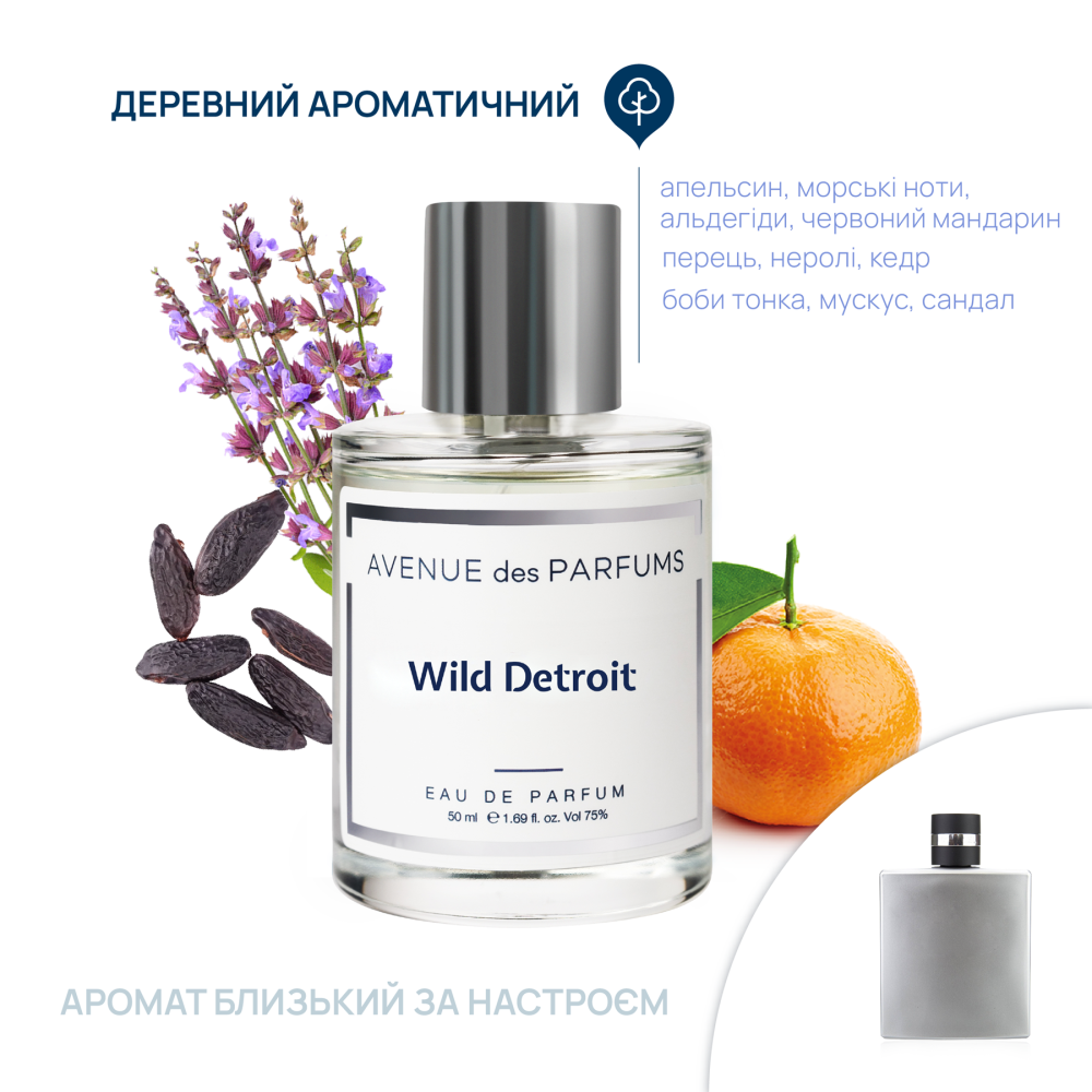 Парфюмерная вода Wild Detroit Avenue des Parfums 50 мл Киев - изображение 2