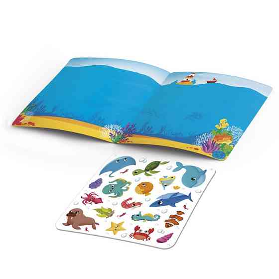 Набір для творчості "Морські мешканці" VT4206-47, 17 наліпок на планшетці Вінниця