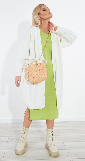 Свободный облегченный кардиган (50-54) Киев - изображение 3