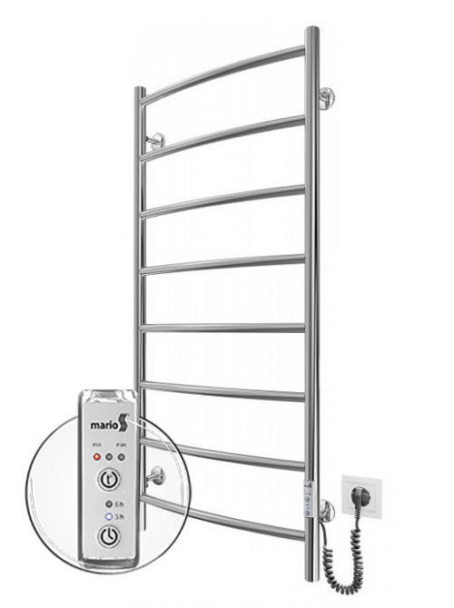 Электрический полотенцесушитель Mario Классик HP-I 1090 x 530 TR К таймер-регулятор Киев - изображение 1
