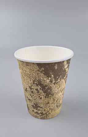 Стаканчики для кави 250 мл Бежево коричневий h9 (50 шт.) Харків