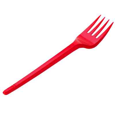 Вилки одноразовые Україна Красные 100 шт. (536420) Винница