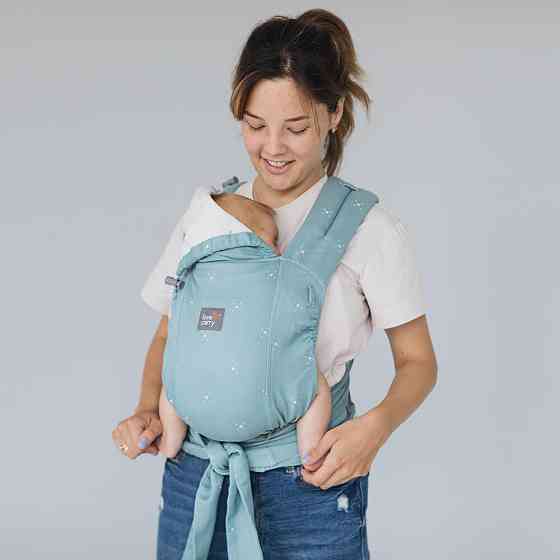 Слінг ЛавТай Organic Love & Carry- Аквамарин Київ