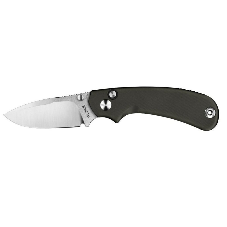 Нож складной карманный Ruike P736-AK, (7.5 см) 14C28N/ алюминий, серый Киев - изображение 2