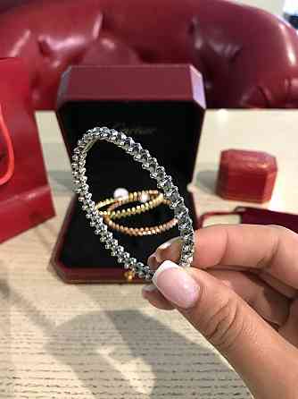 Брендовий браслет "зубчики" Cartier під срібло/картина браслет із зубчиками Одеса