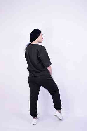 Жіночий літній спортивний костюм Чорний XS-S Харків
