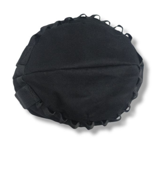 Чехол кавер на каску ВСУ черный из ткани рипстоп с системой молли маскирующий тактический армейский Одесса - изображение 10