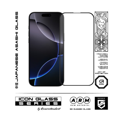 Стекло защитное Armorstandart Kit Icon 3D iPhone 16 Pro Max Black 2 pcs (ARM83514) Винница - изображение 2