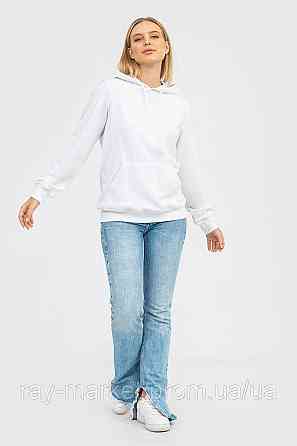 Худі базове утеплене Ray Basic жіноче біле (U0401W-White) M Київ