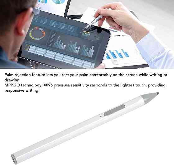 Стилус LBEC MPP 2.0 для Microsoft Surface Pro X/7/6/5/4/3, Surface Go, Book, Laptop, Studio, 4096 рівнів натиску Київ