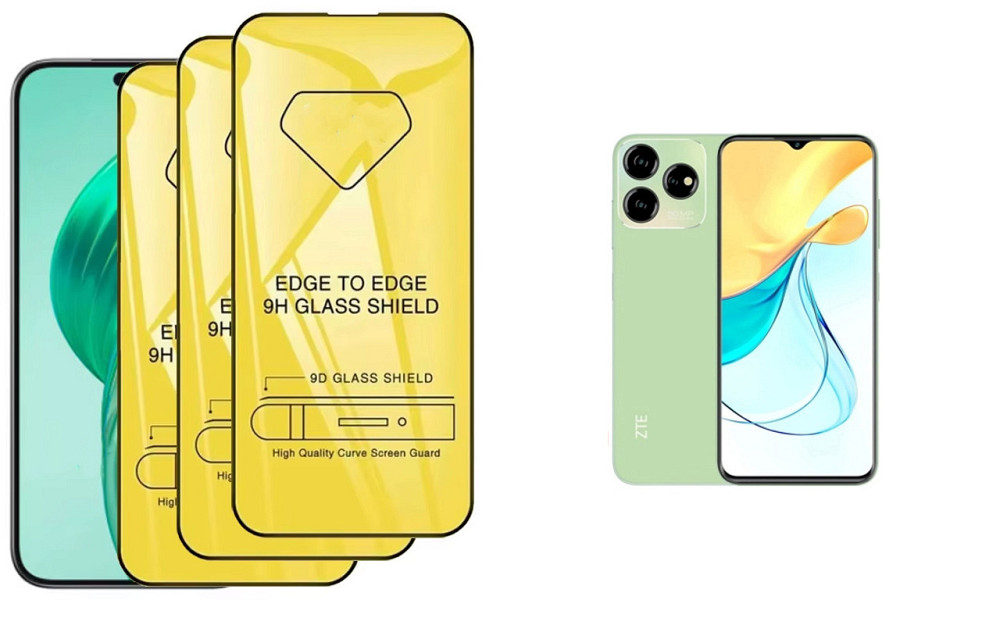 Захисне скло DefenzoGlass для ZTE Blade V50 Design – подвійна міцність Київ - фото 3