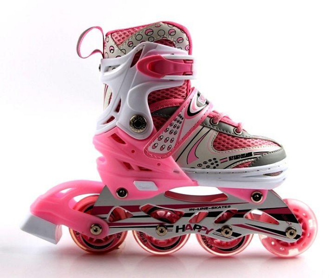 Дитячі розсувні ролики Star Happy "Pastel Pink". Розмір 34-38 Одеса - фото 3