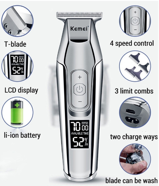 Тример Окантовочна машинка Kemei Km-5027 Вінниця - фото 6
