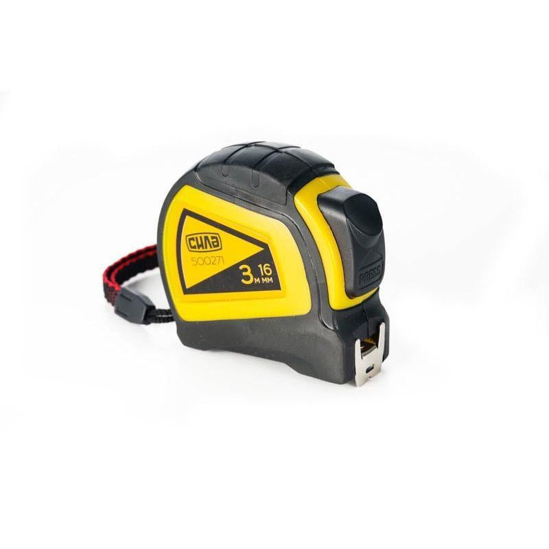 Рулетка обгумована 3м*16мм (автостоп, подвійний зачіп) СИЛА Харків - фото 2