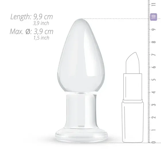 Скляна анальна пробка Gildo Glass Buttplug No. 24 Львів