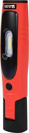 Ліхтар акумулят. Li-Ion- 3.7V, YATO з 3,5Вт і 3Вт світлодіодами, магнітом в компл. з USB зарядн.[12] Одеса