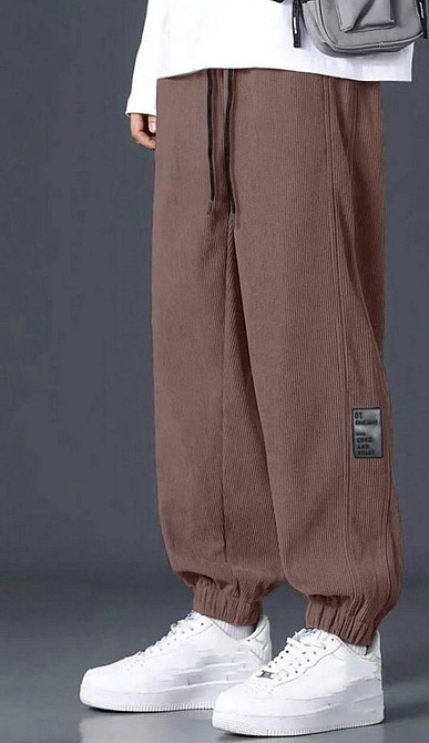 Чоловічі штани з теплого вельвету Одеса - фото 1