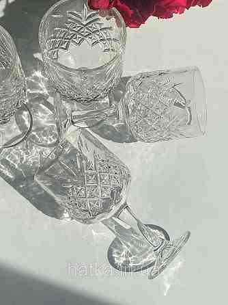 Набір келихів для вина коктейлю 6 шт "Амароне" 390 мл товсте скло прозоре Київ