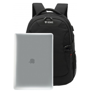 Рюкзак для ноутбука YENKEE 15.6&quot; FLASHPACKER YBB 1502 Black 20L (6811354) Вінниця - фото 2