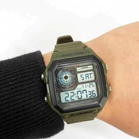 Часы тактические противоударные SKMEI 1299AG, Водонепроницаемое часы, Оригинальные YZ-323 мужские часы Киев