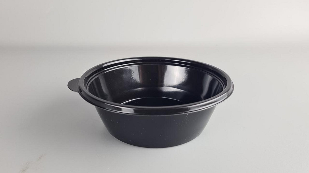 Супниця чорна 375 мл PP (міска) герметичного типу (50 шт.) Харків - фото 2