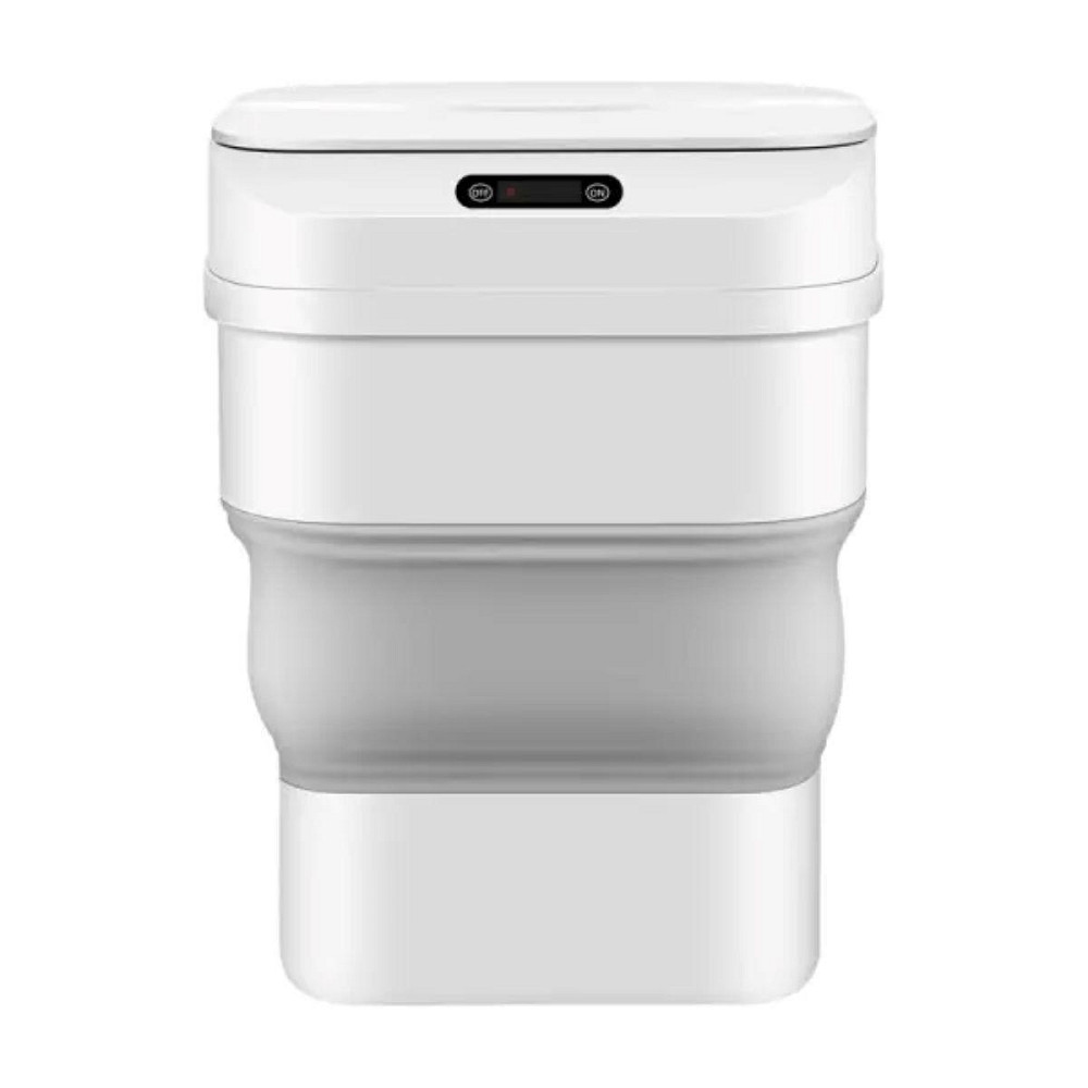 Відро для сміття складане із сенсорною кришкою від 8 л до 17.5 л сірий HPLN1 Київ - фото 1