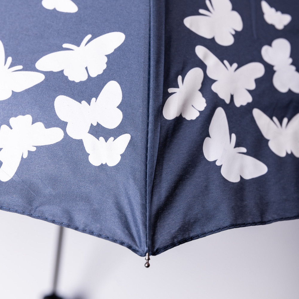 Парасолька напівавтомат з принтом міцна з поліестеру діаметр 97 см Синій HP-23-2BL Коломыя - изображение 8