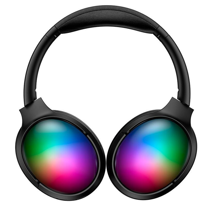 Навушники бездротові Bluetooth Onikuma B3 RGB, чорні Вінниця - фото 3