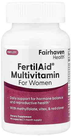 Витамины для женщин Fairhaven Health FertilAid Multivitamin For Women 90 капс Киев