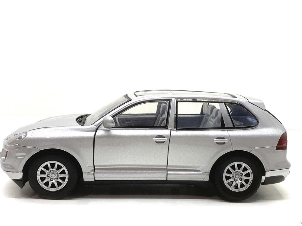 Машина Автосвіт Porsche Cayenne інерційна відкриваються двері капот багажник 1:24 Сіра (AP-1907) Чернигов - изображение 8